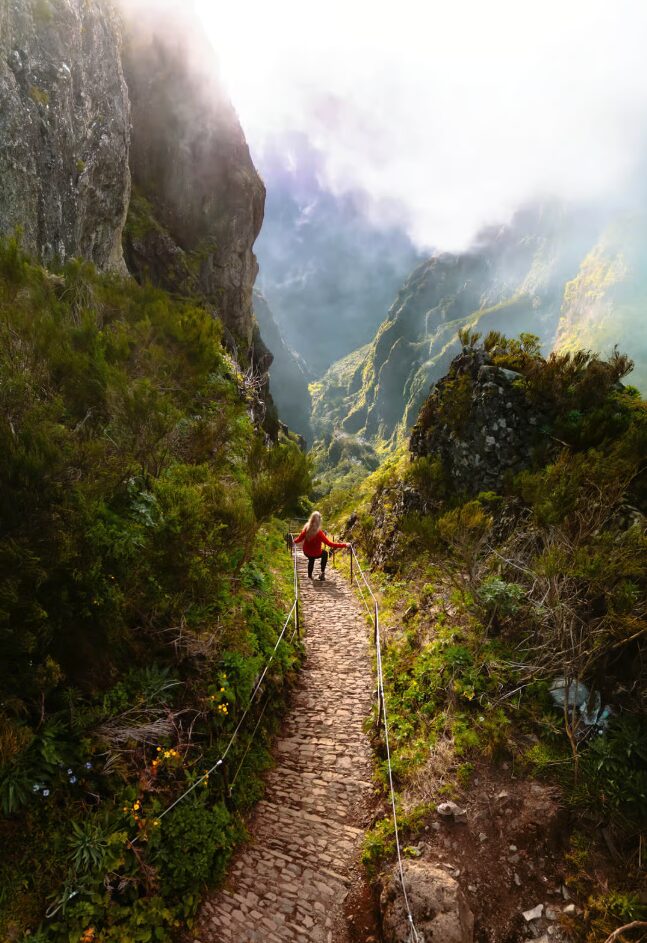 The ridge on the way up to Pico Ruivo from Achada do Teixeira